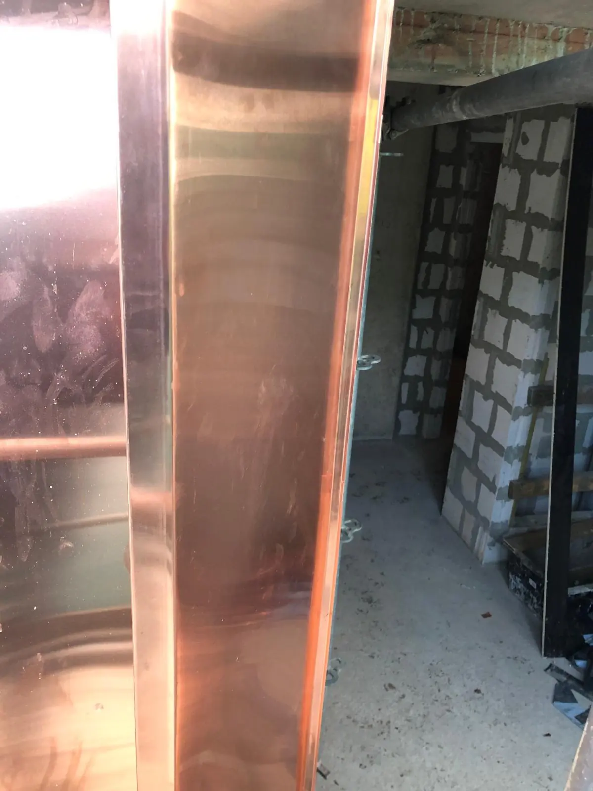 Copper roofing